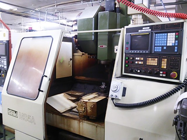 ▲MC5軸加工機 makino seiki MS-5A